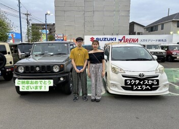 ジムニーシエラご納車させていただきました
